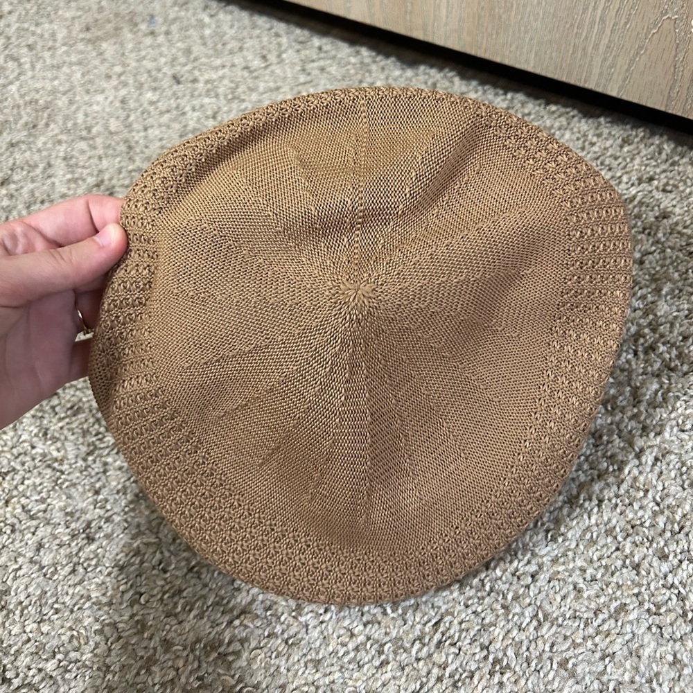 Stetson Newsboy Cap Kahki Tan Mens Size Small/Medium Gatsby Hat Travel Outdoor